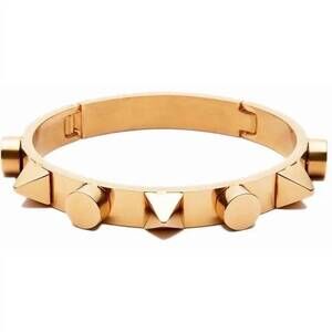 NEW SAHIRA women's pyramid bracelet in gold